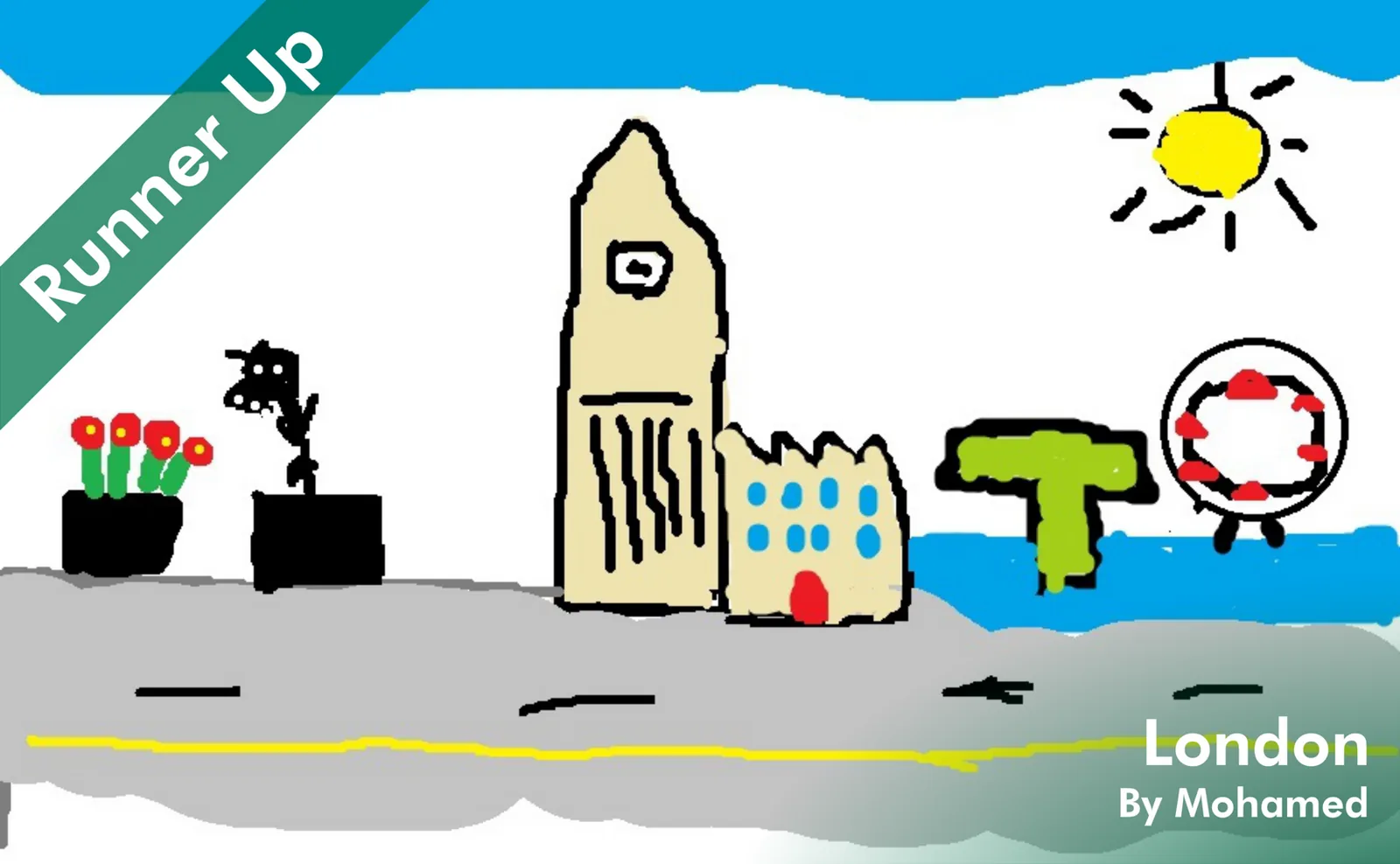 London by Mohamed, runner-up