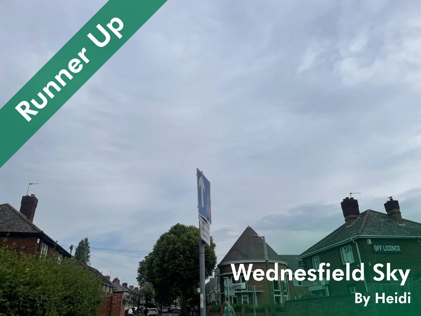 Wednesfield Sky by Heidi, runner-up